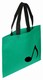 KELLY GREEN NOTE BAG